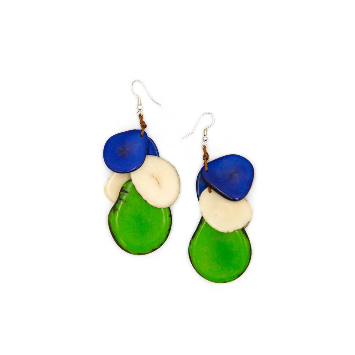Organic Tagua Jewelry - Jordin Earrings