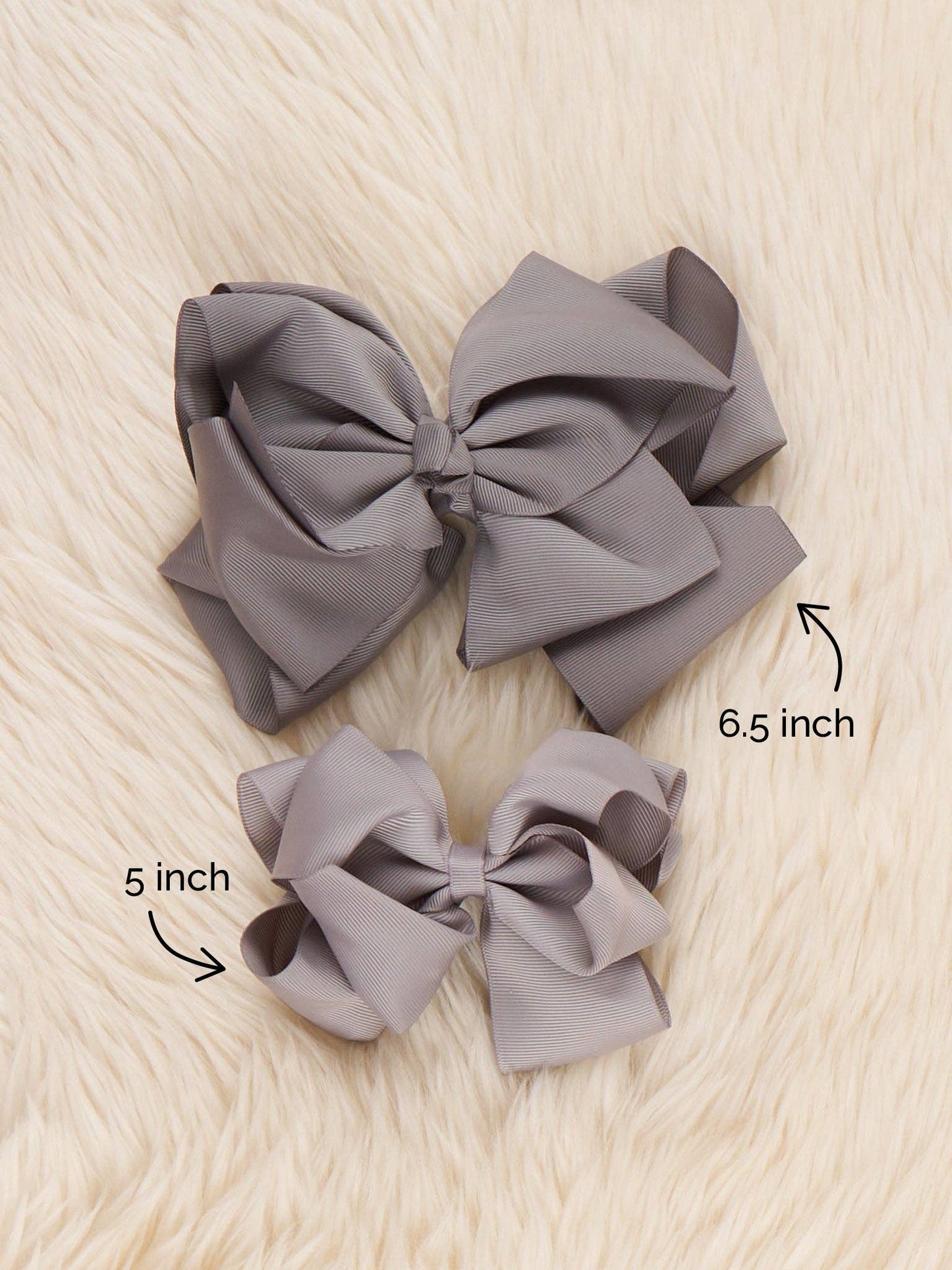 Marie Nicole Clothing - Double Layer Bows 6.5 Inch - 32 Colors Available