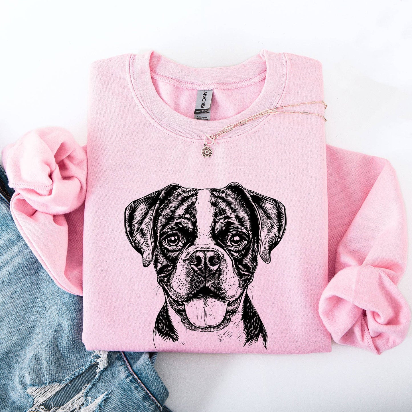 Refinery Number One LLC - Boxer, Pet, Dog Breed Sweatshirt