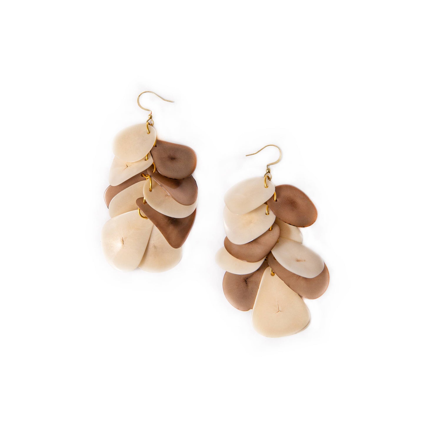 Organic Tagua Jewelry - Bailey Earrings