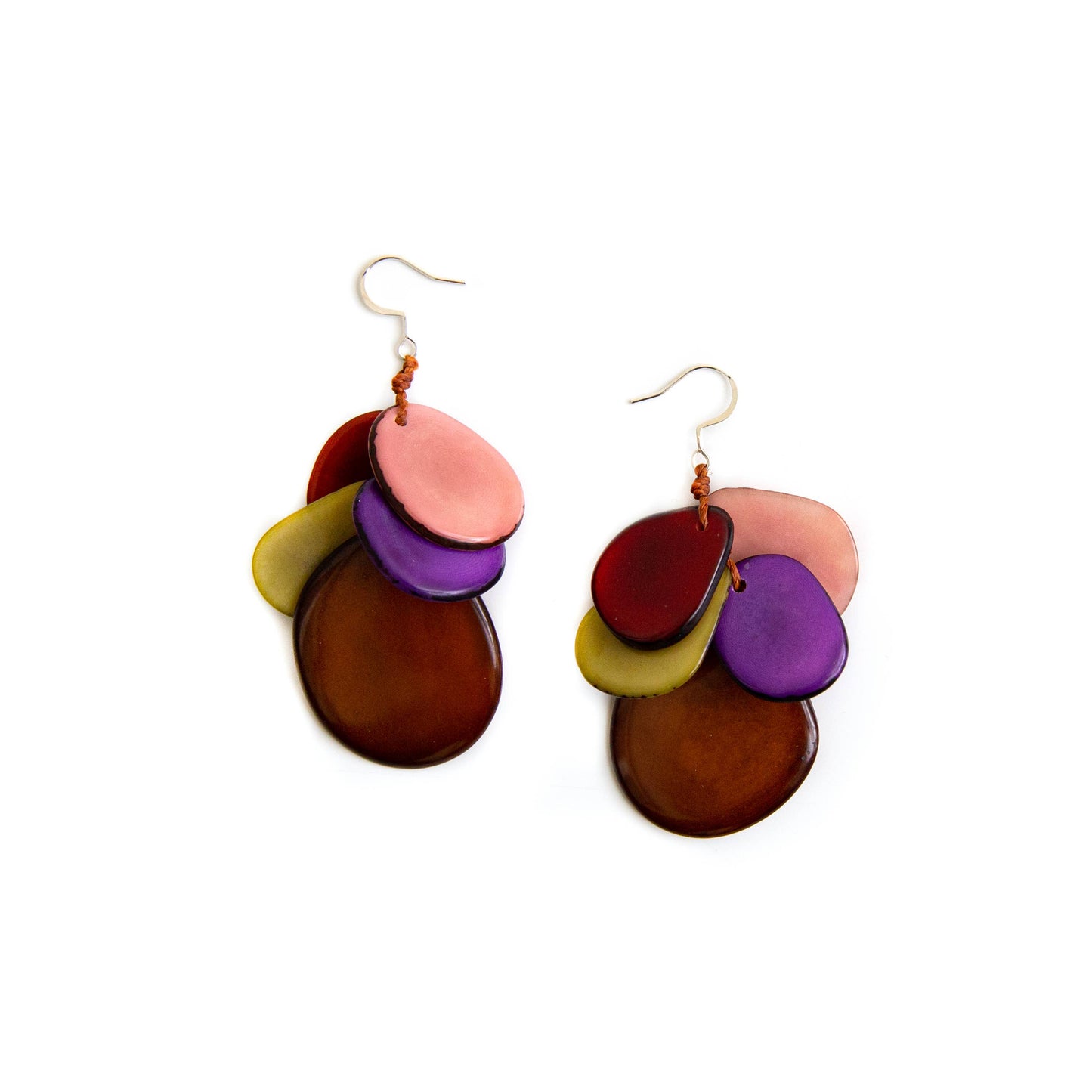 Organic Tagua Jewelry - Jordin Earrings