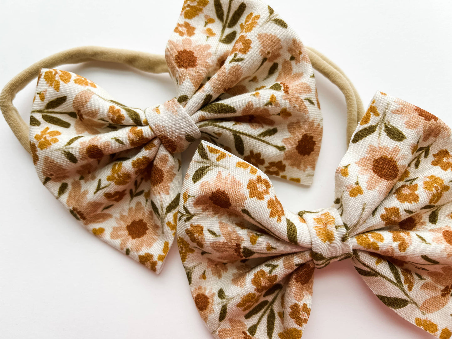 Boho + Babe - Baby Bow Headband - Floral Garden