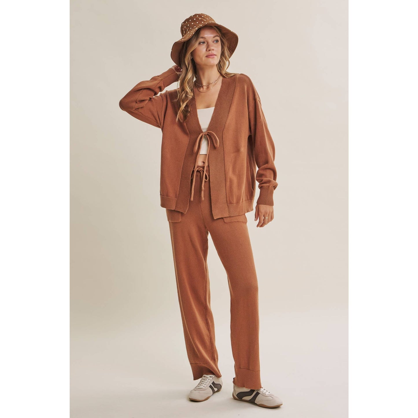 in february - SLOW GETAWAY SOFT COTTON VERSATILE SLOUCHY SWEATER CARDIGAN