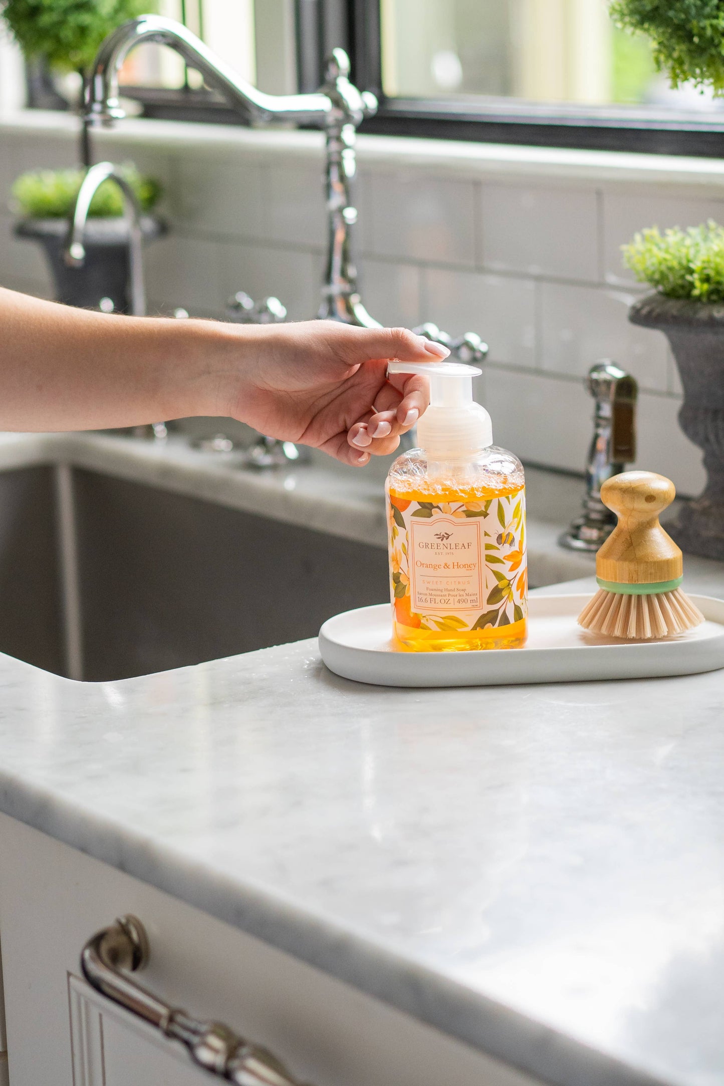 Greenleaf Gifts - Orange & Honey Foaming Hand Soap