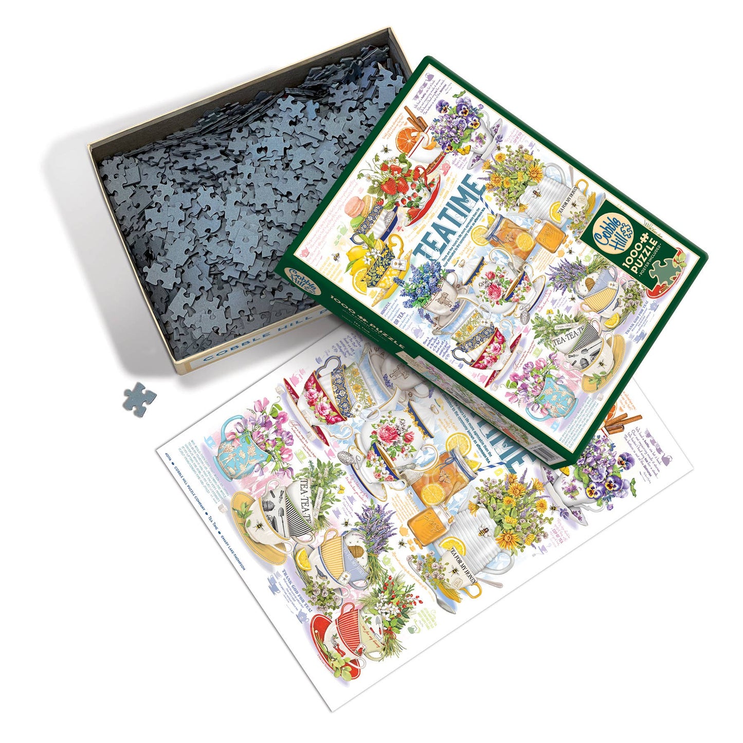 Outset Games and Cobble Hill Puzzles - Tea Time 1000pc puzzle