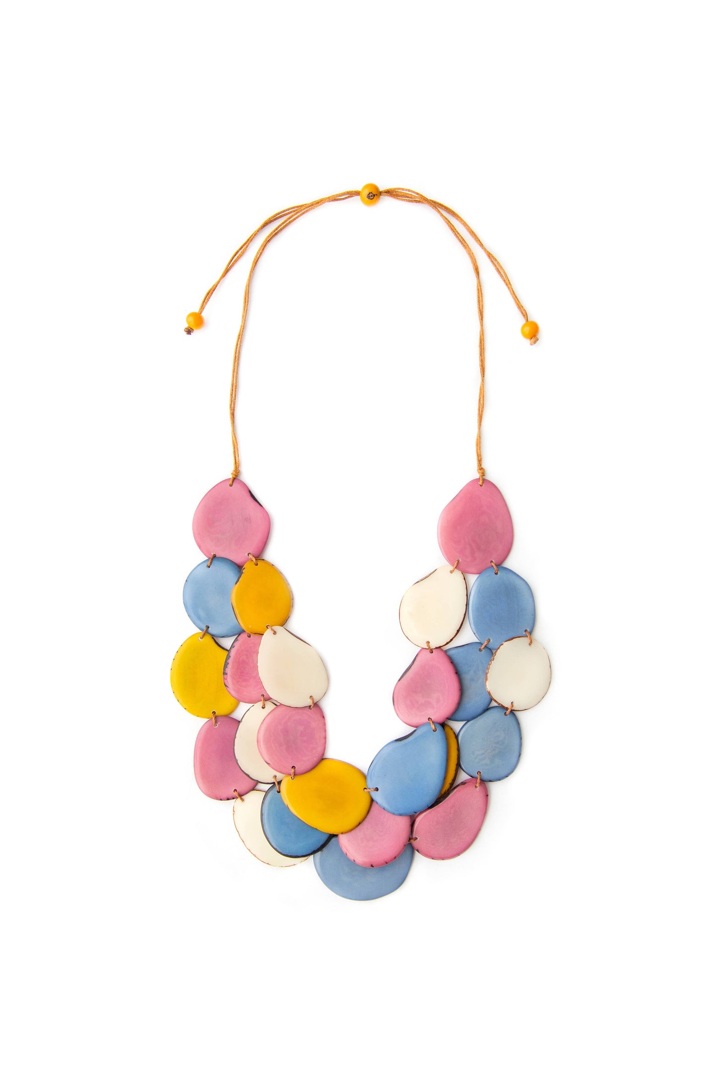 Organic Tagua Jewelry - Amigas Necklace