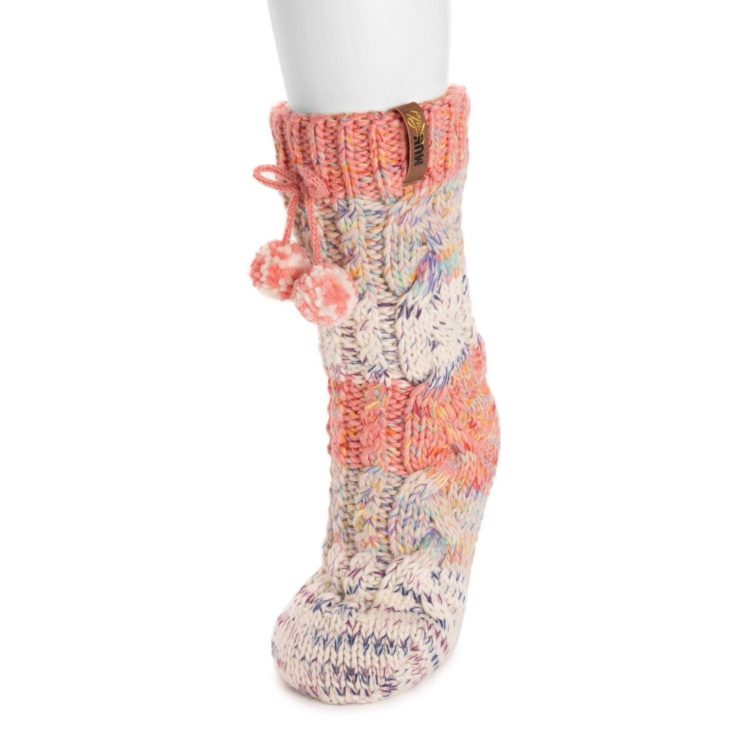 Muk Luks - Muk Luks Women's Luxe Novelty Tall Cottage Socks