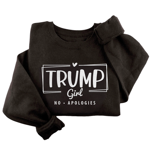 I Love My Freedom - Trump Girl - No Apologies Crewneck - 2926