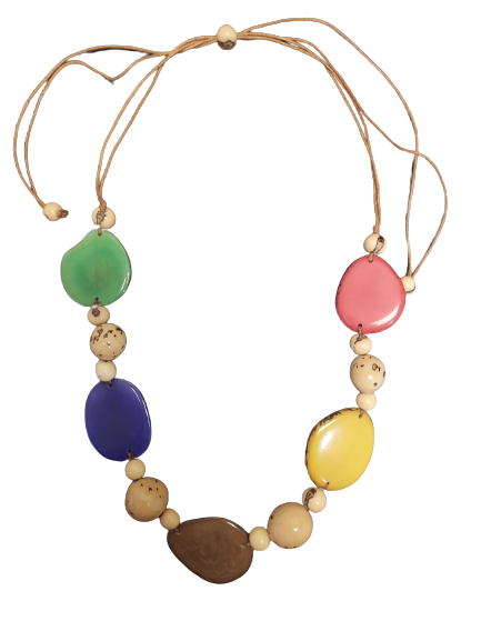 Organic Tagua Jewelry - Georgina Necklace (Clearance)