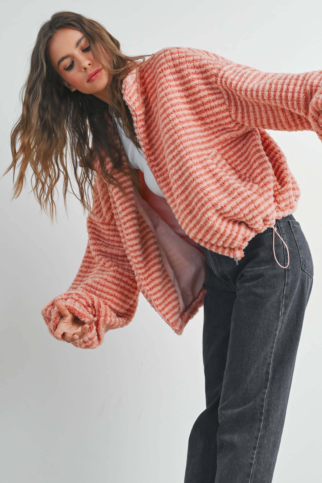 BUTTERMELON - Fall Collared Puffer Jacket - BMJ7497