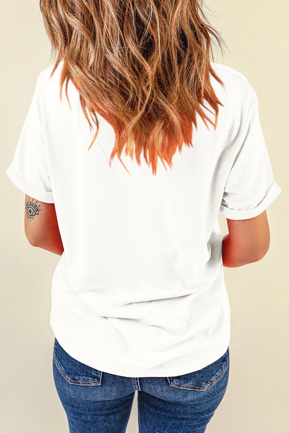 Little Daisy Closet - LDC Casual Plain Crew Neck Tee