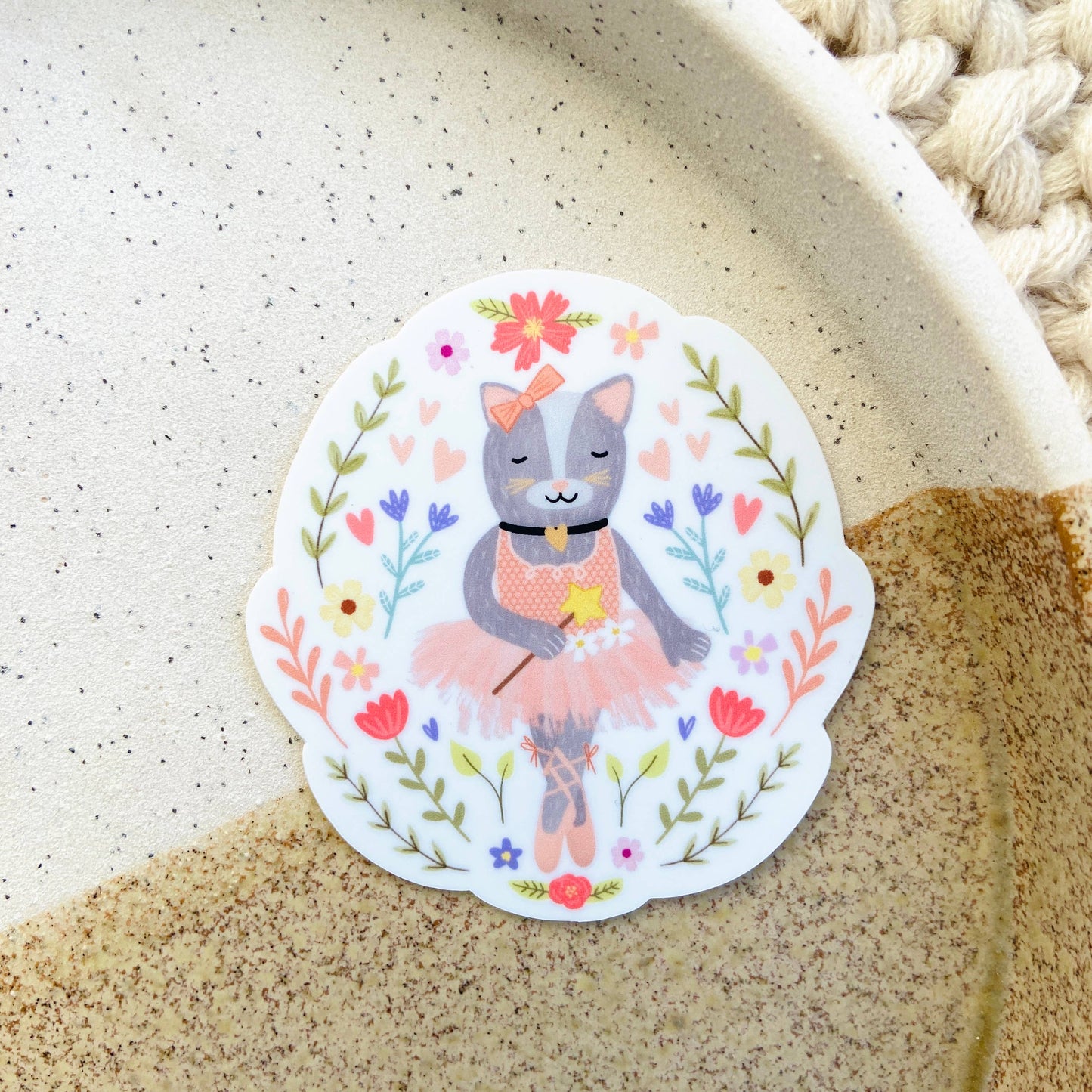 Makerie Day - Ballerina Kitty Sticker