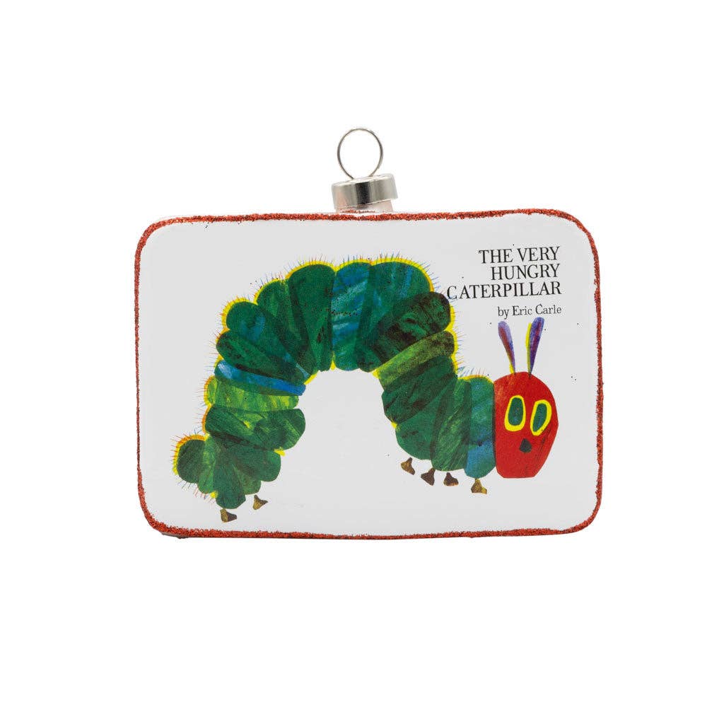kat + annie - Holiday Glass Ornament – Hungry Caterpillar Book Cover