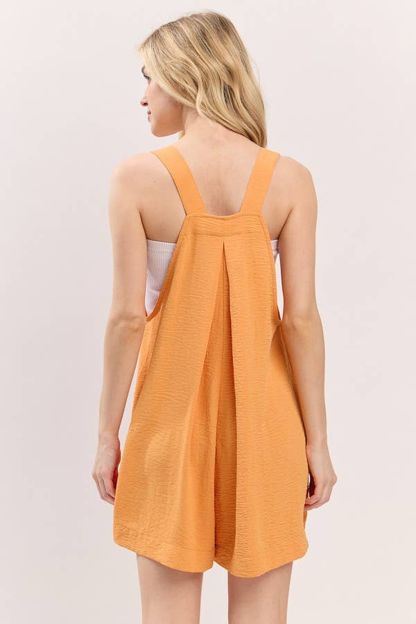 Sewn and Seen - Scallop Pocket Strap Romper