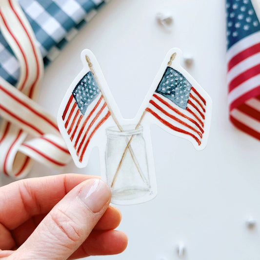 emily lex studio - Two flags sticker