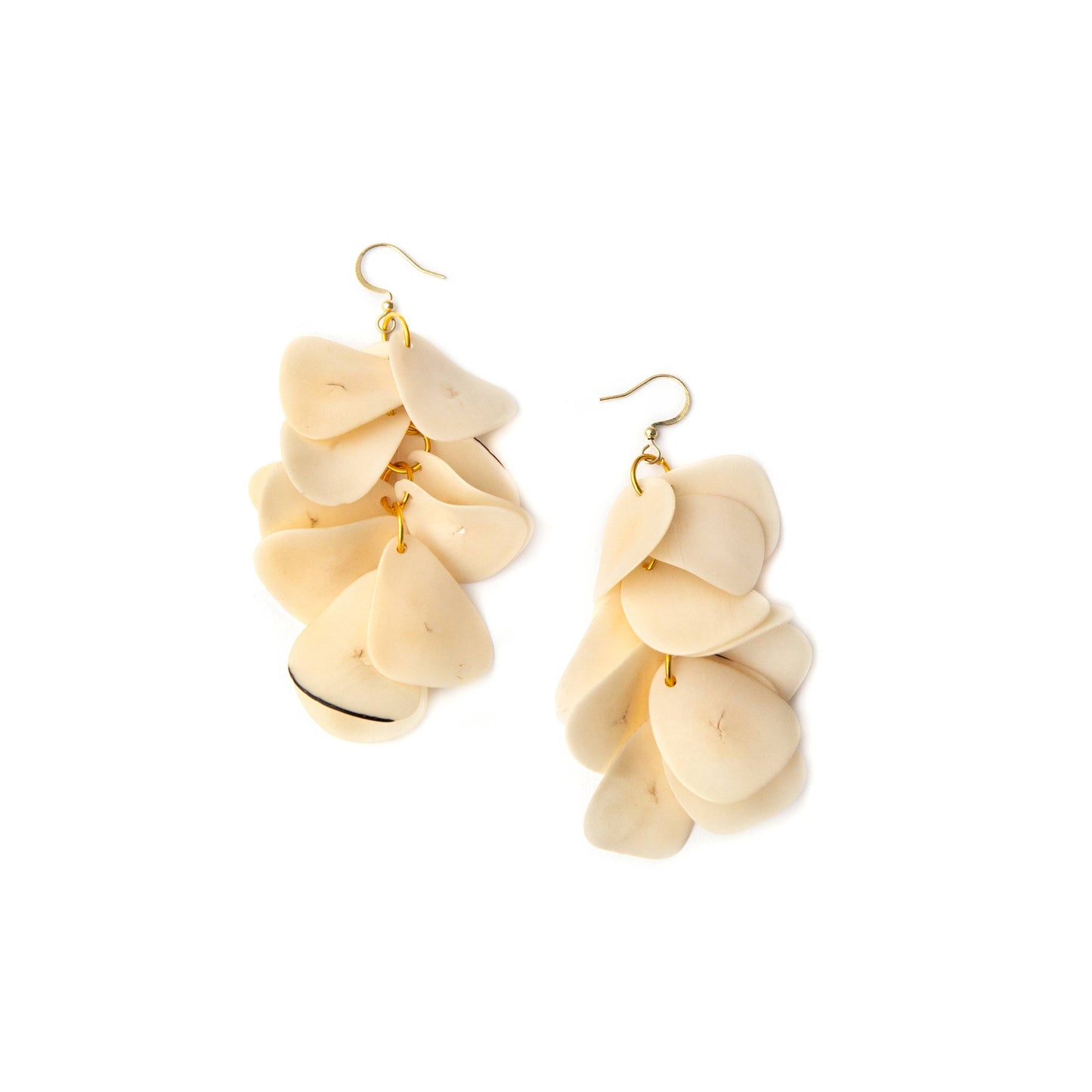 Organic Tagua Jewelry - Bailey Earrings