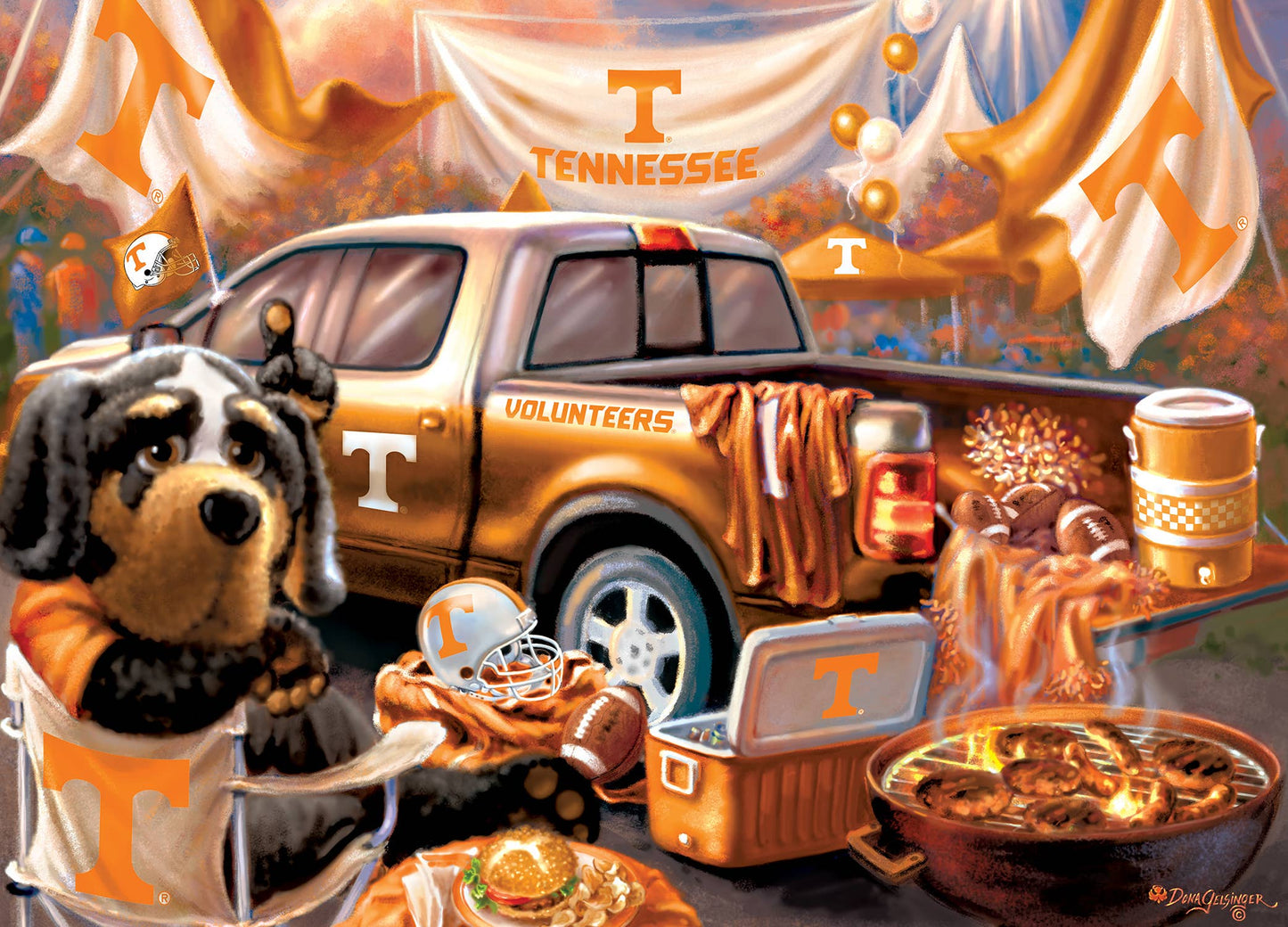 Masterpieces Puzzles - Tennessee Volunteers - Gameday 1000 Piece Puzzle