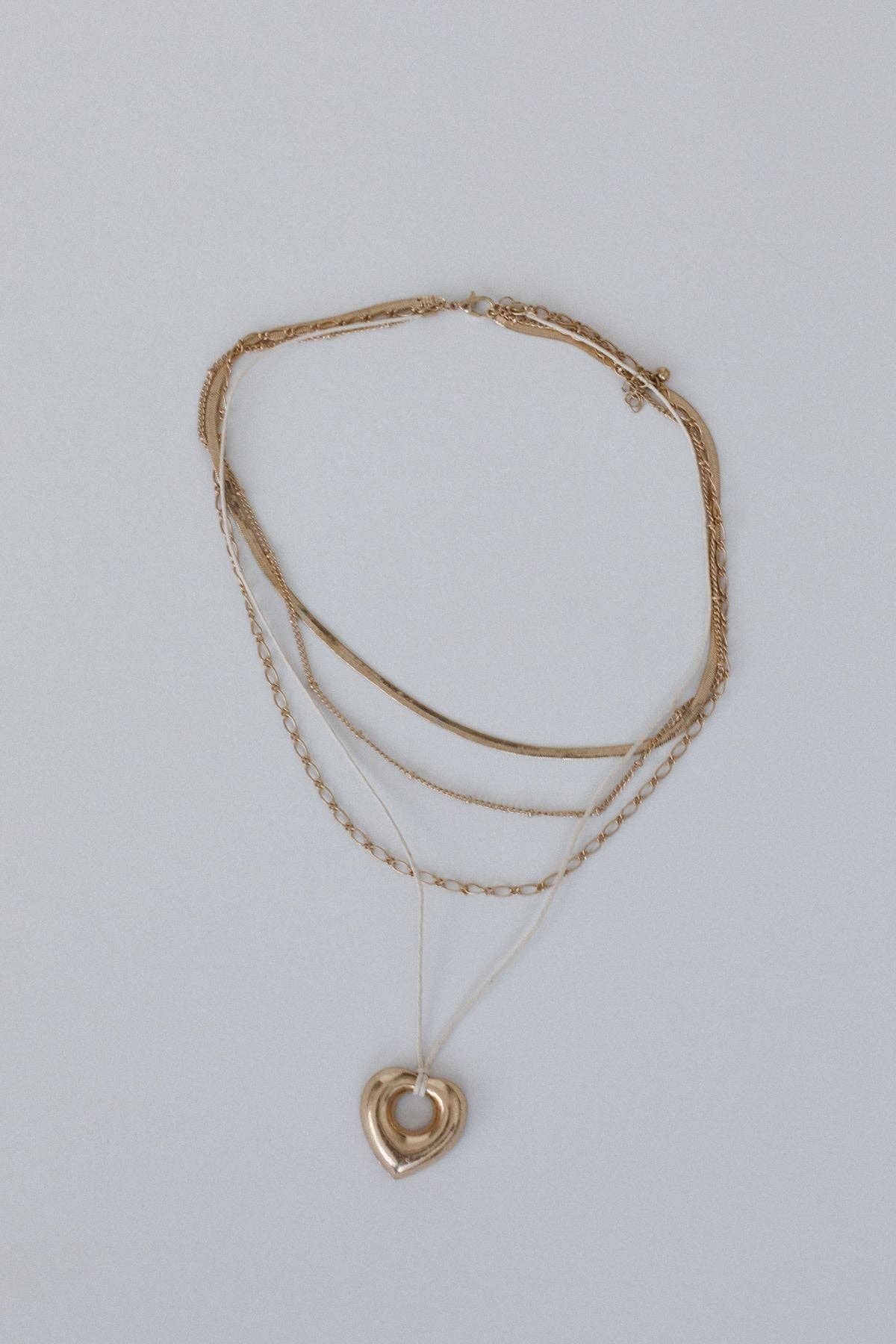 Three Bird Nest - Moonlit Sierra Necklace - Gold