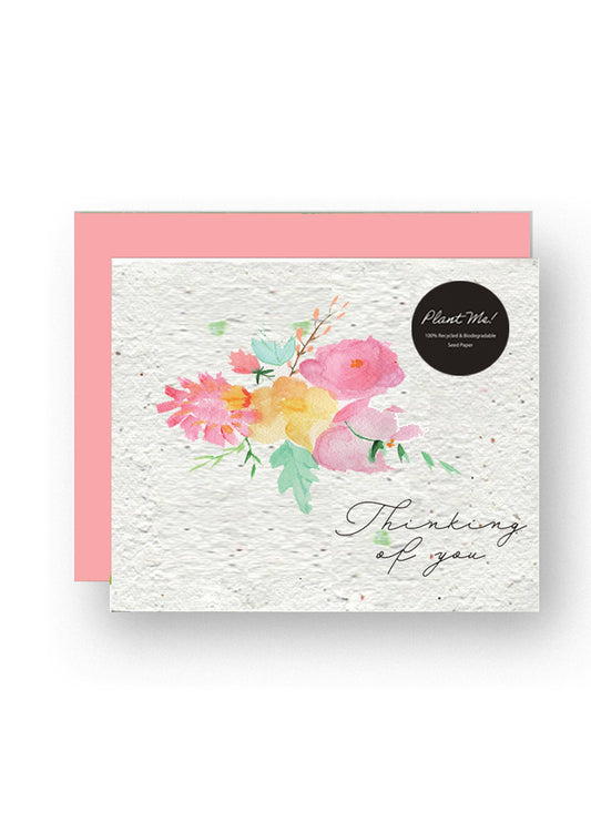 Artsy Em - Thoughtful Wildflower Seed Paper Greeting Card