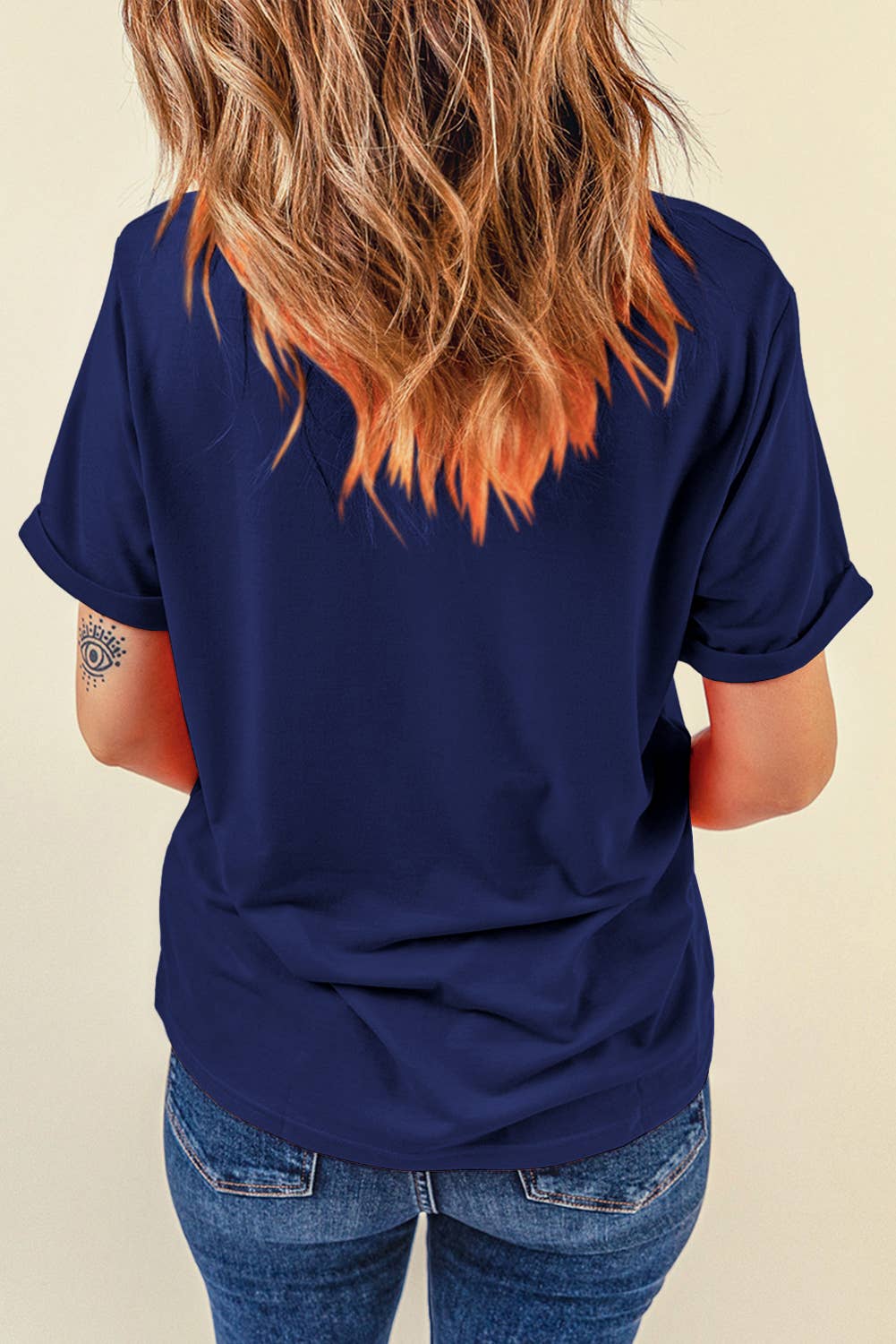 Little Daisy Closet - LDC Casual Plain Crew Neck Tee