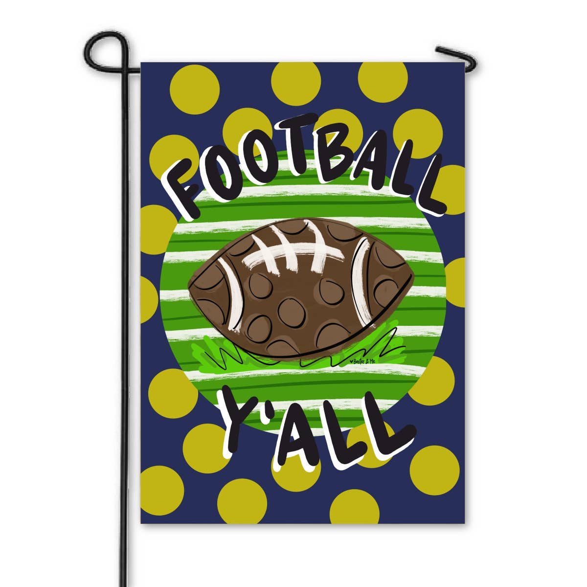Baxter & Me - Football Team Colors Garden Flag