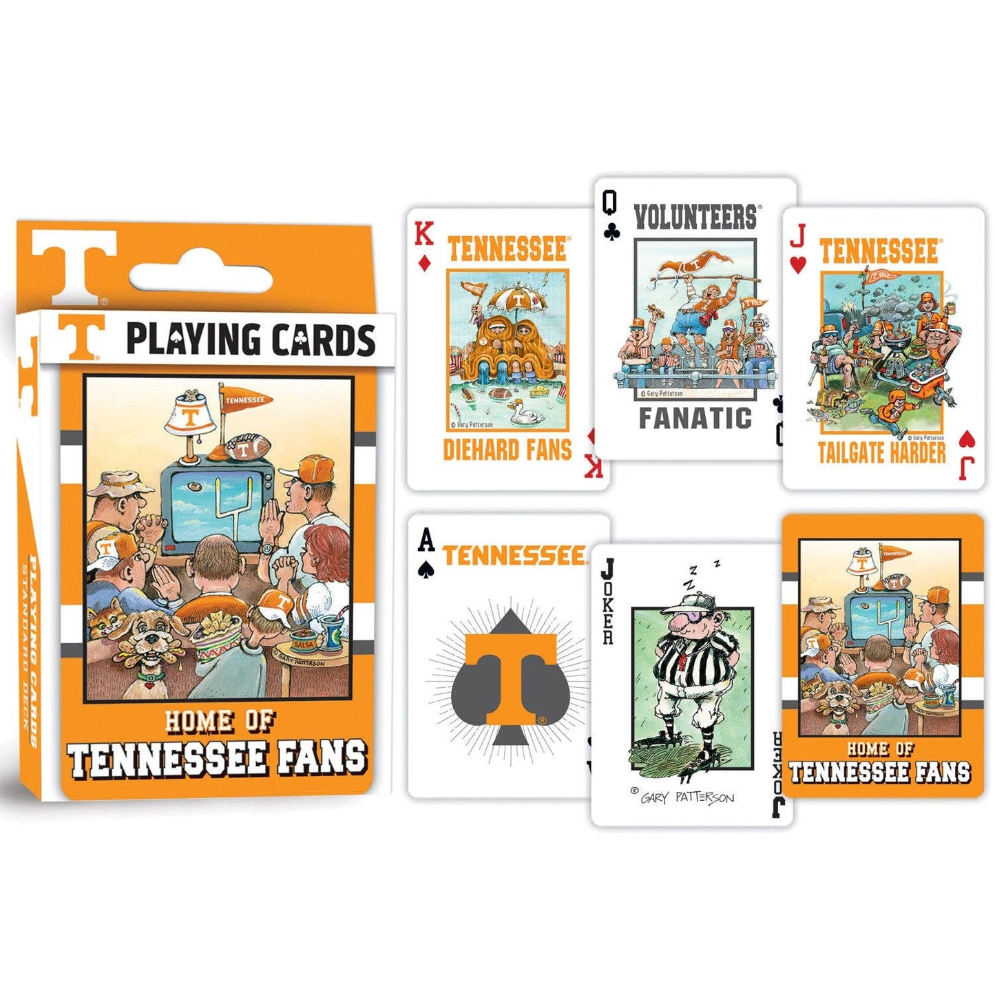 Masterpieces Puzzles - Tennessee Volunteers Fan Deck Playing Cards