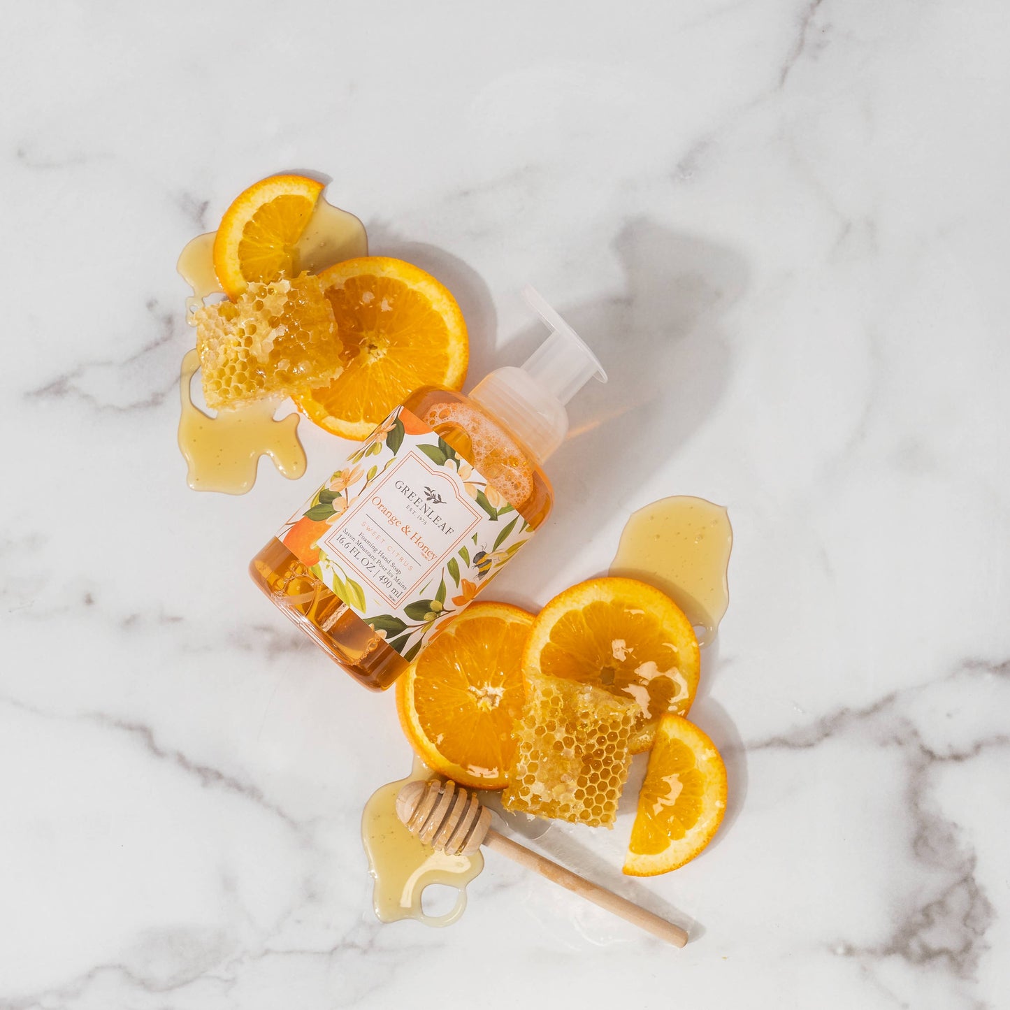 Greenleaf Gifts - Orange & Honey Foaming Hand Soap