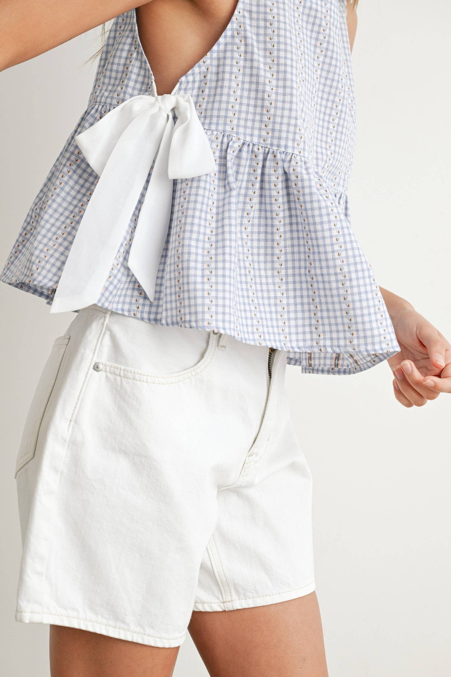 BUTTERMELON - Sky Meadow Peplum Top - BMT7750