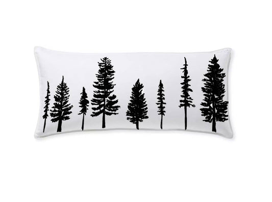 Artsy Em - Evergreen Enchantment Throw Pillow