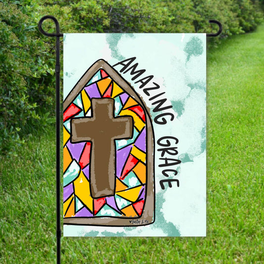 Baxter & Me - Amazing Grace Garden Flag