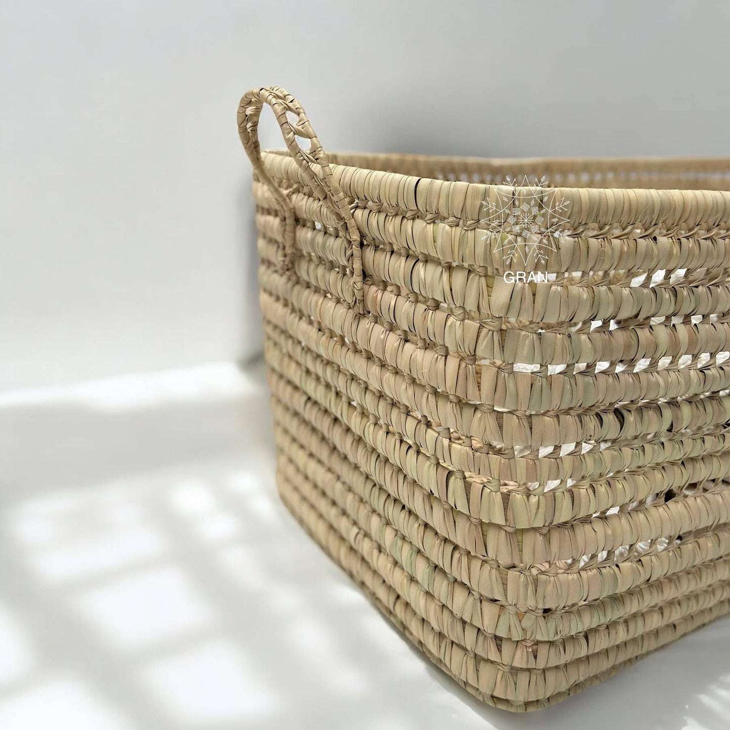 Gran Wholesale - Palm-Leaf-Storage-Basket-Handmade