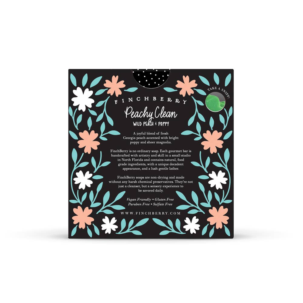 FinchBerry - Peachy Clean Vegan-Friendly Gluten-Free Boxed Soap