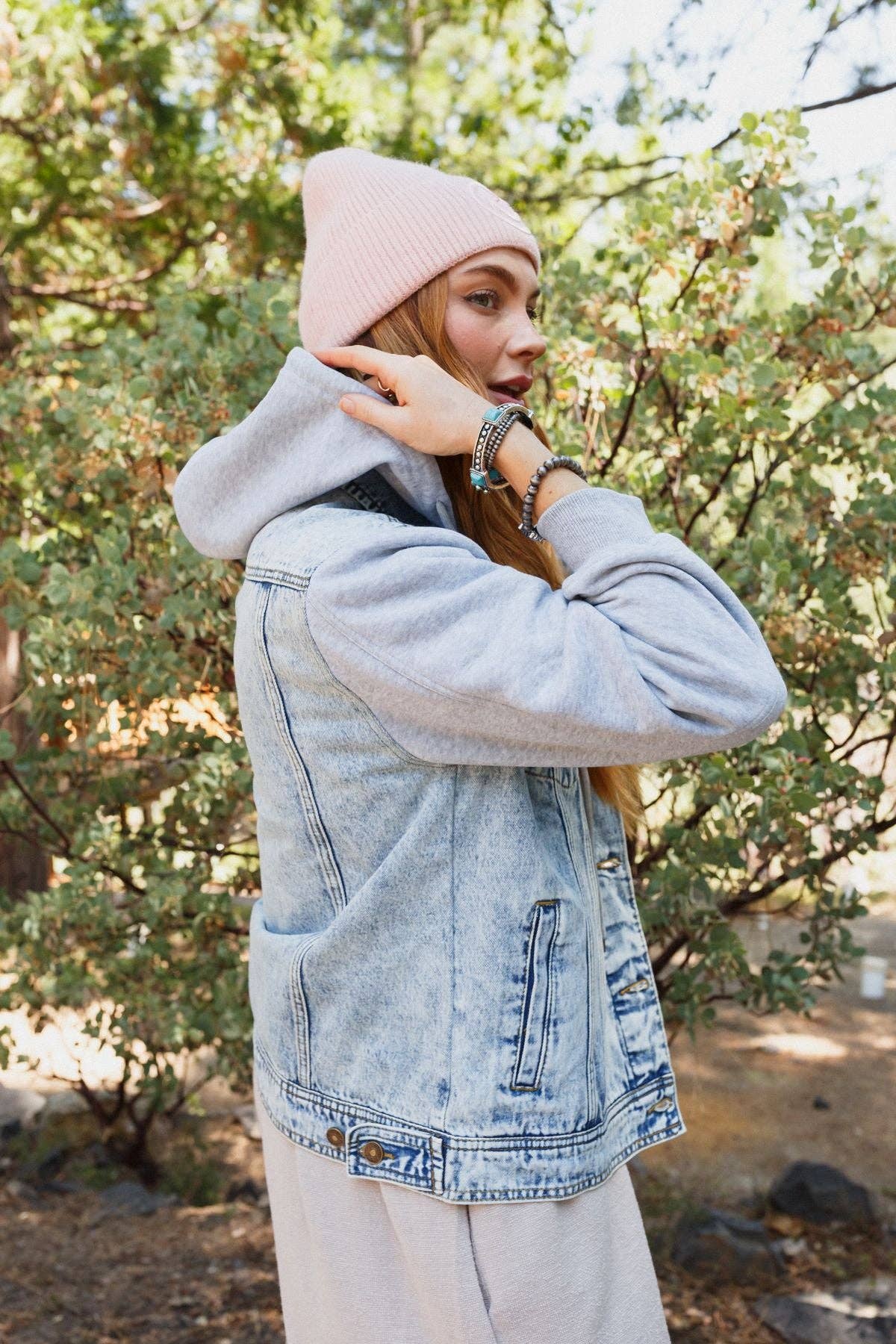 Three Bird Nest - My Boyfriends Denim Jacket - Blue Light Wash