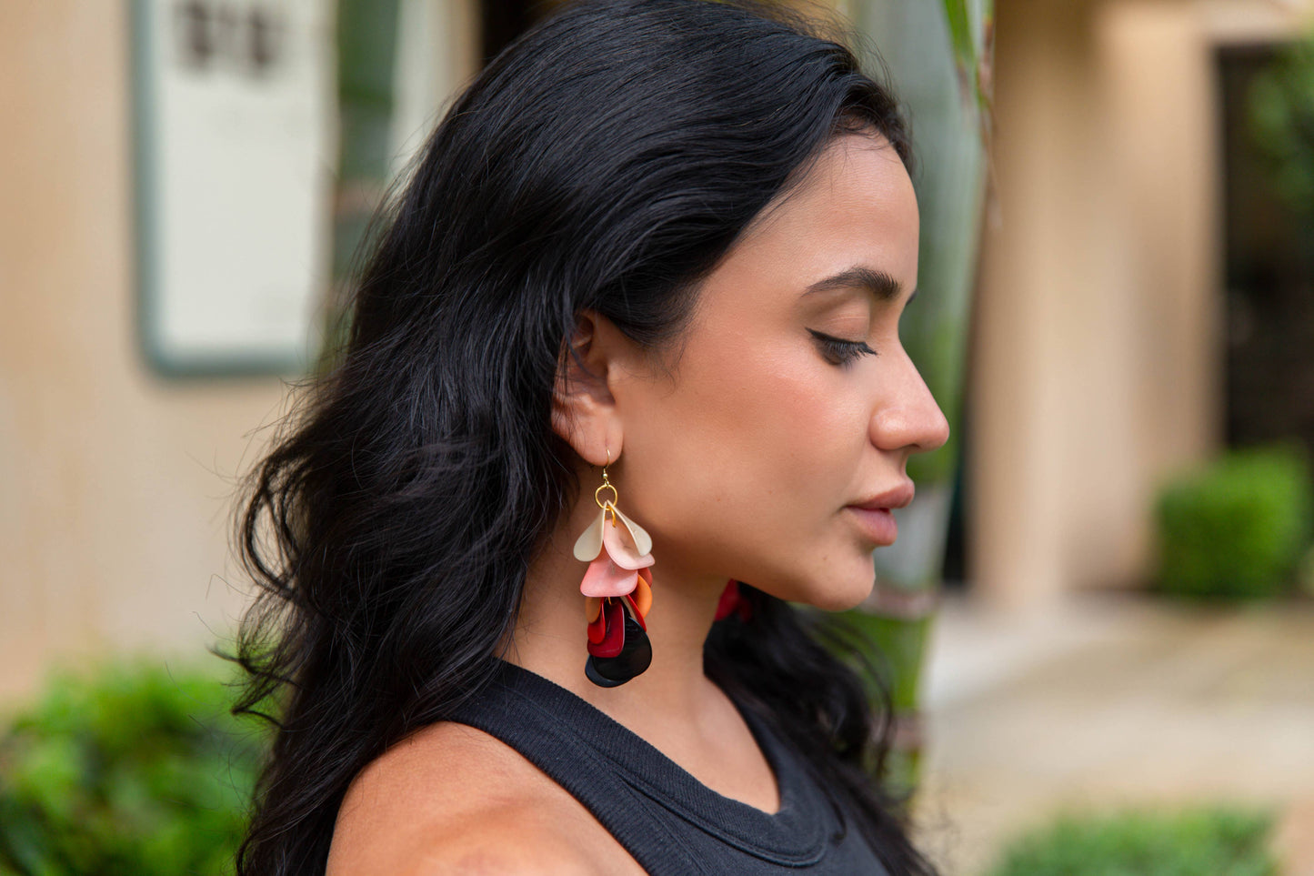 Organic Tagua Jewelry - Bailey Earrings