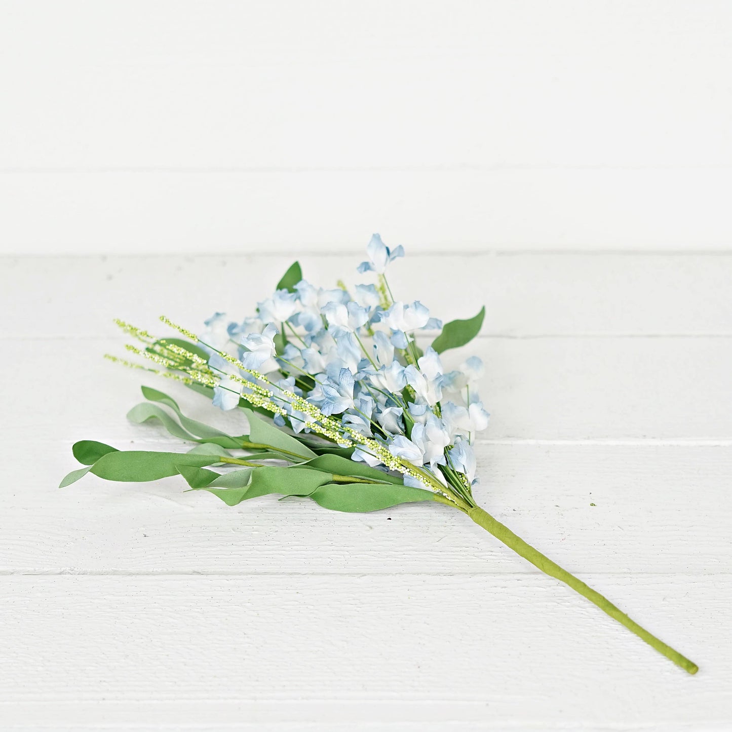 Holiday Depot Inc. - 35116- 19in Bush-Blue Cream Mountain Flowers