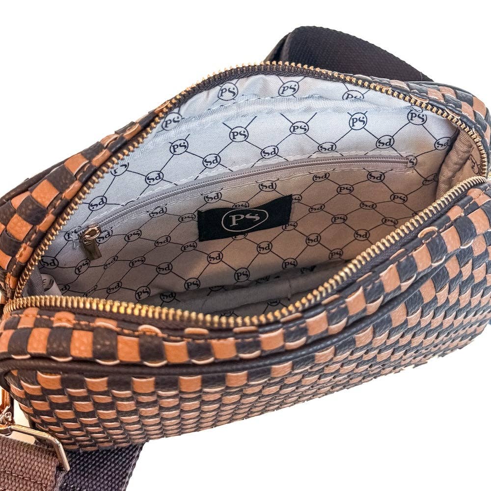 Pretty Simple - Woven Willow Camera Crossbody Bag