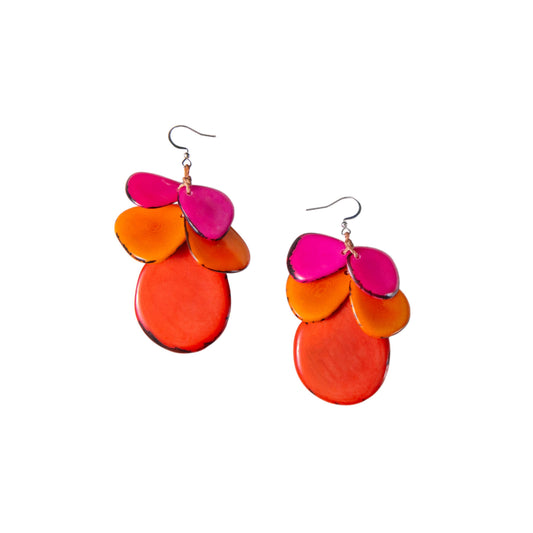 Organic Tagua Jewelry - Jordin Earrings