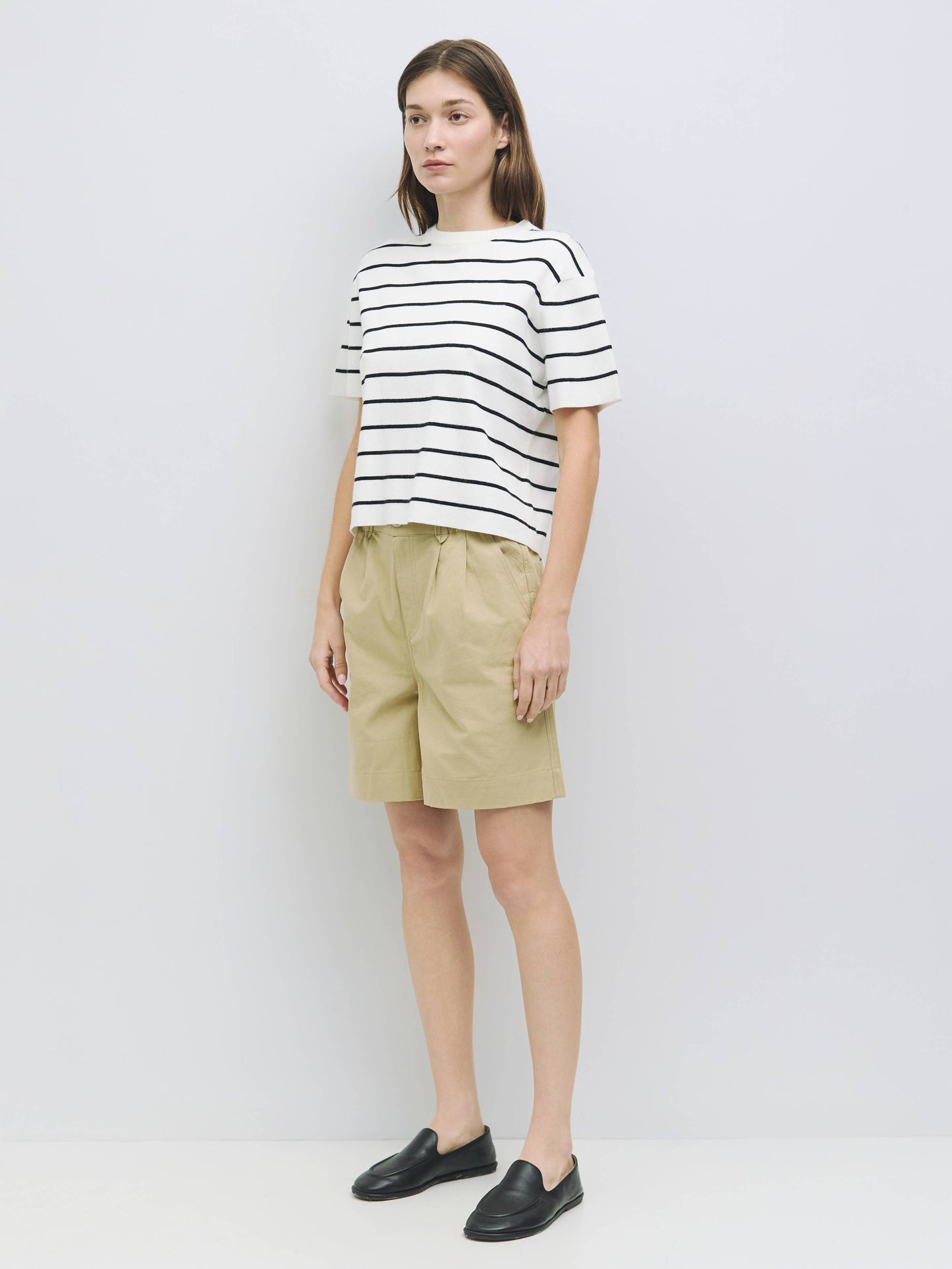 MOD REF - The Sade Top | Striped Boxy T-Shirt