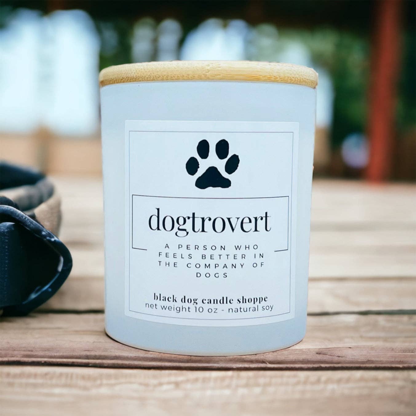 The Black Dog Candle Shoppe - Dogtrovert Dog Lover Candle
