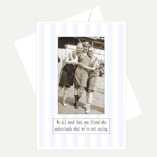 Bellflower Girl - We All Need That One Friend | Encouragement Friendship Card