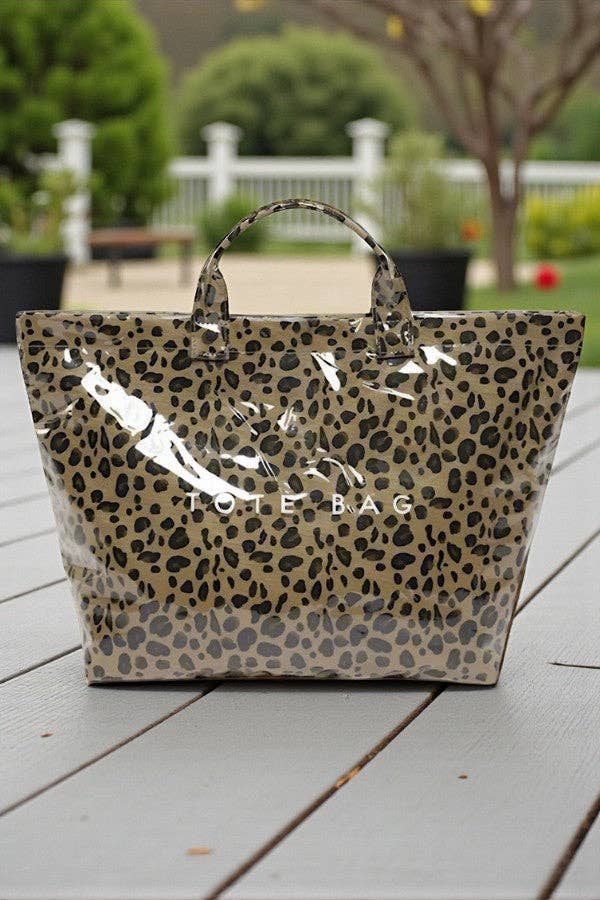 Nash Grey - Leopard TOTE BAG