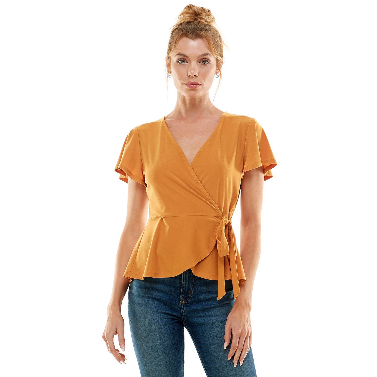 Winslow Collection - SOFT BLOOM WRAP BLOUSE