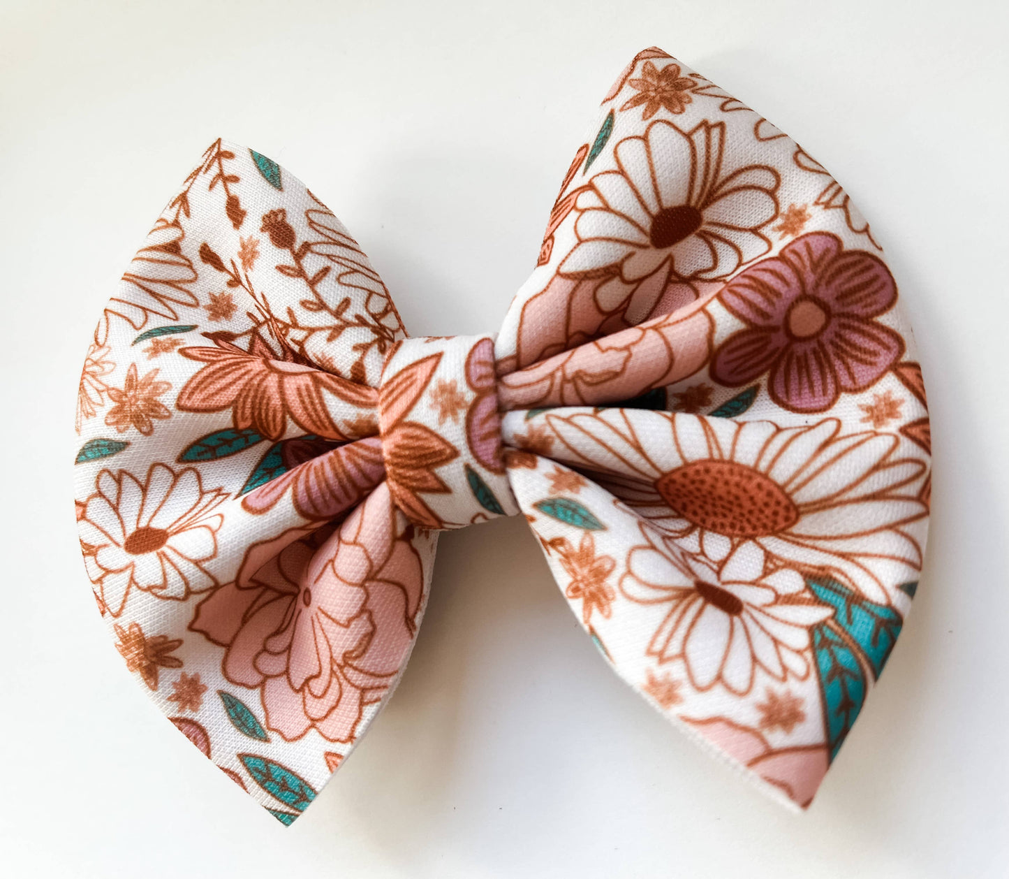 Boho + Babe - Baby Bow Headband - Muted Floral