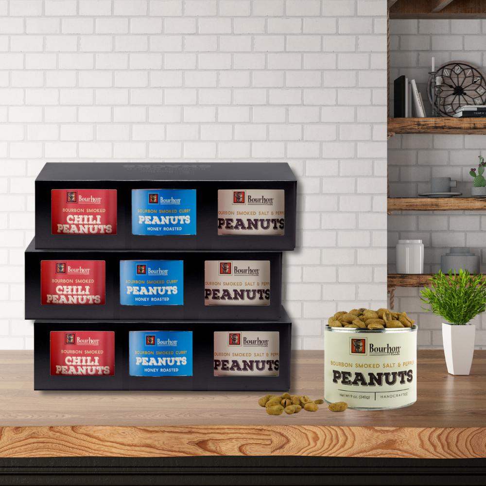 Bourbon Barrel Foods - Bourbon Smoked Peanut Trio