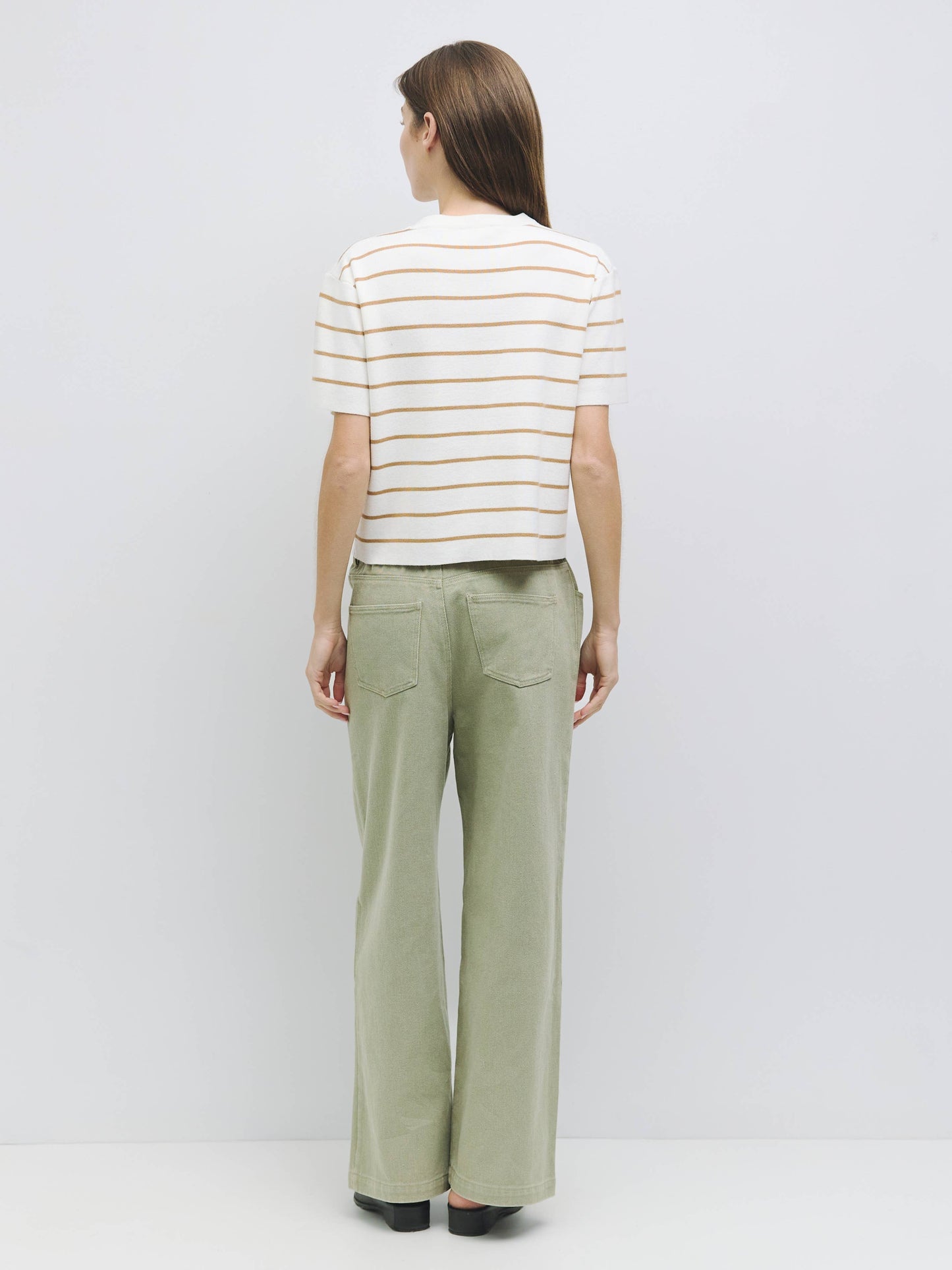 MOD REF - The Sade Top | Striped Boxy T-Shirt