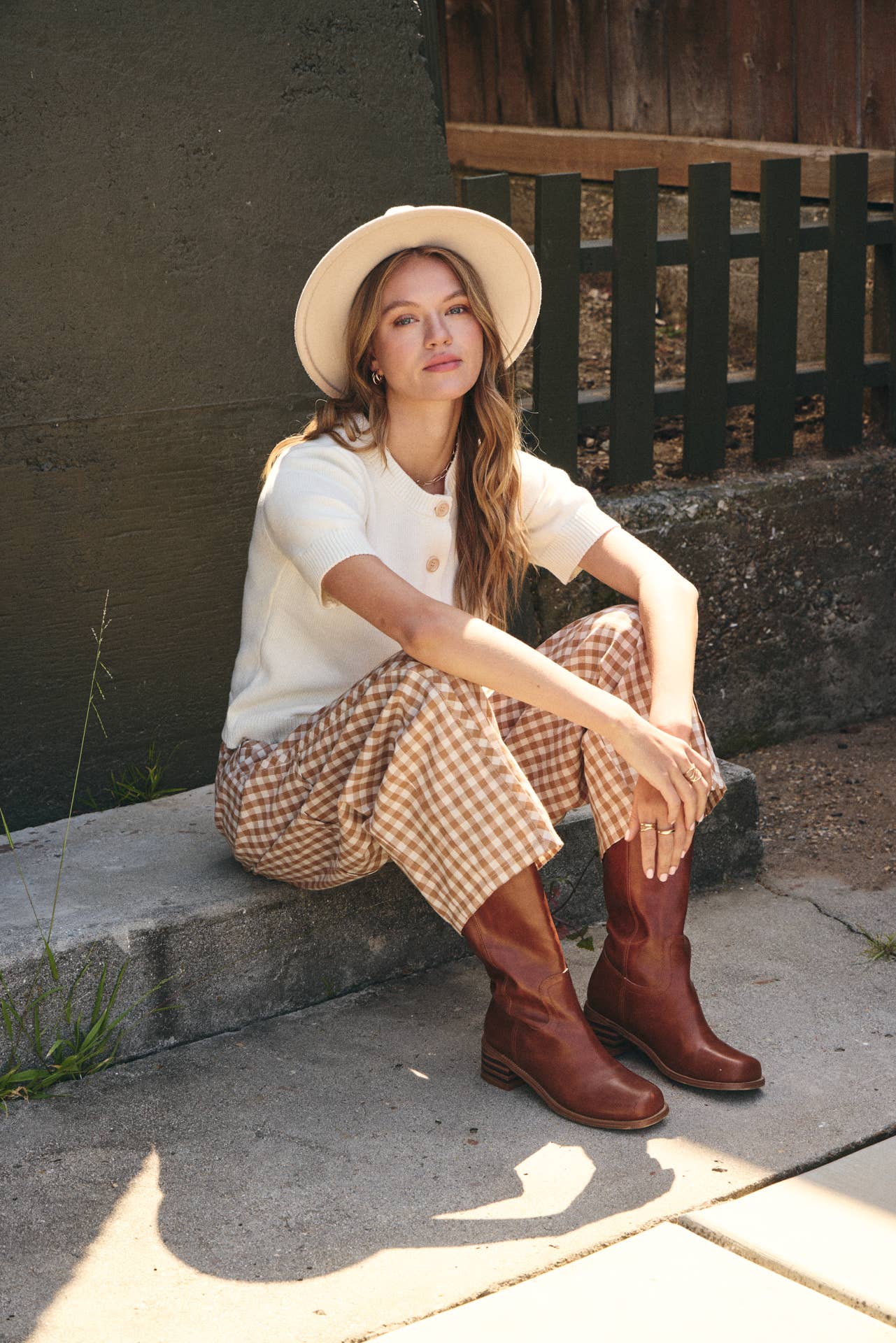 in february - WEEKEND COFFEE MINIMAL SILHOUETTE COTTON CARDIGAN