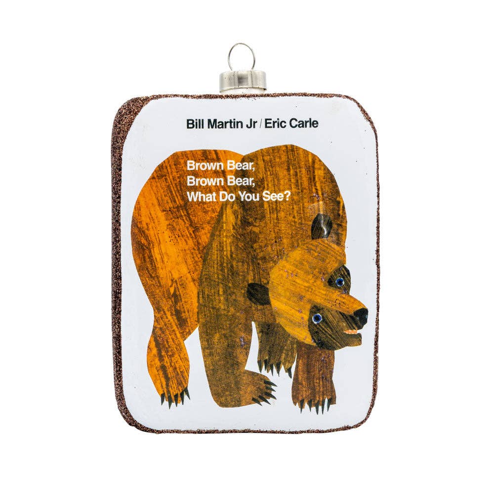 kat + annie - Holiday Glass Ornament – Brown Bear Book Cover