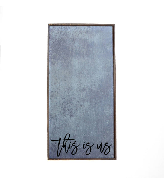 Driftless Studios - 12x24 Magnetic Photo Frame - This Is Us Vertical
