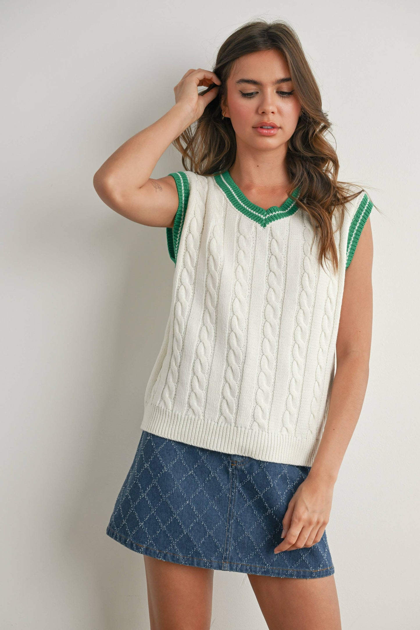 BUTTERMELON - Knitted Sweater Vest - BMW7708