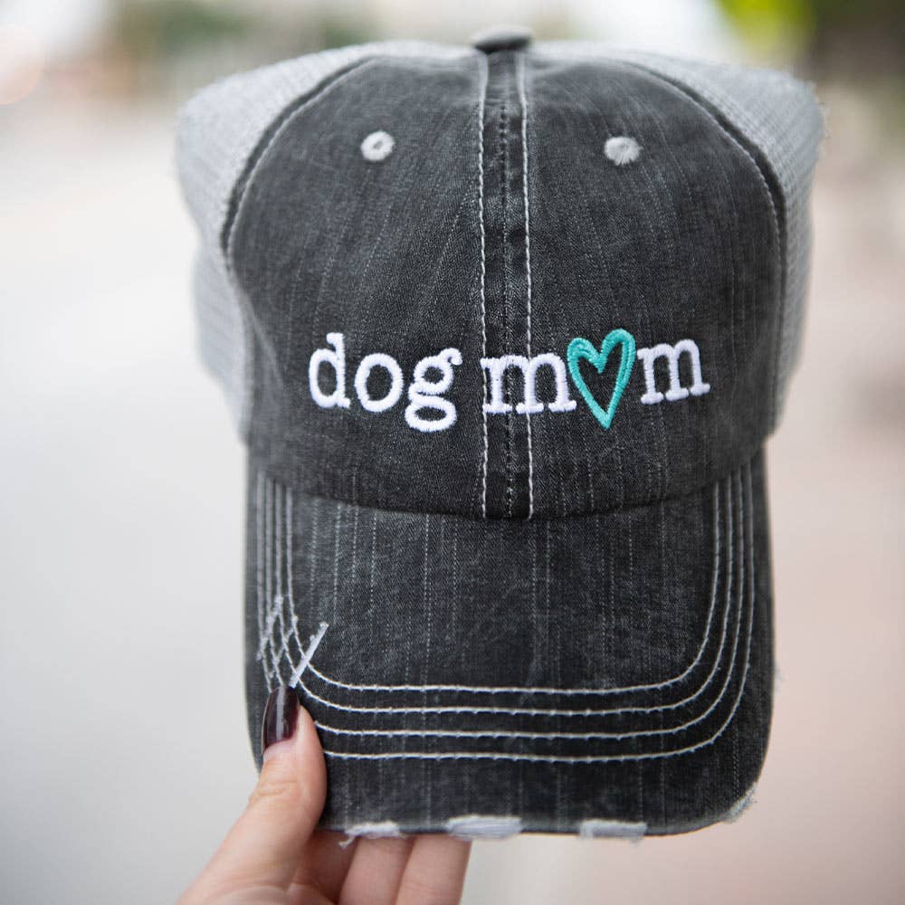 Katydid - Dog Mom Embroidered Trucker Hats